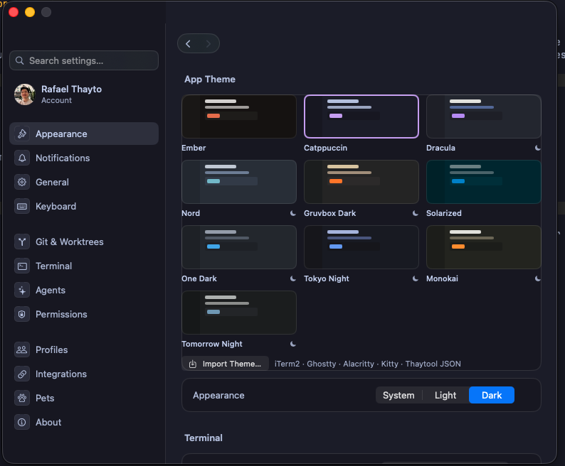 App themes